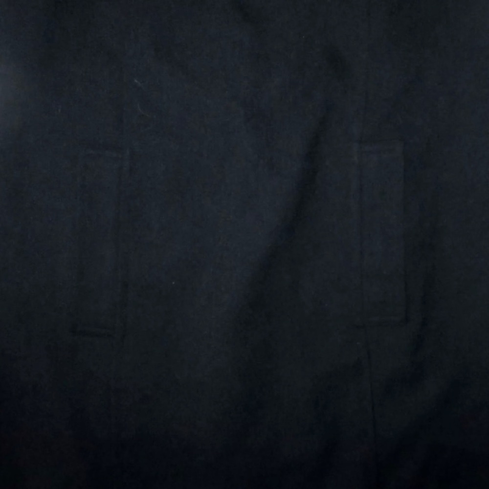 Yves Saint Laurent YSL Black Sleeveless Kangaroo Pouch Dress Womens Size 8 10 - Picture 2 of 4